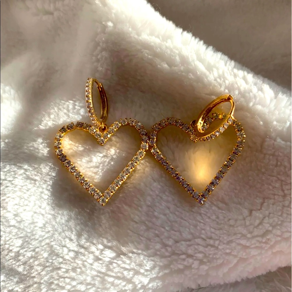 Gold plated earrings